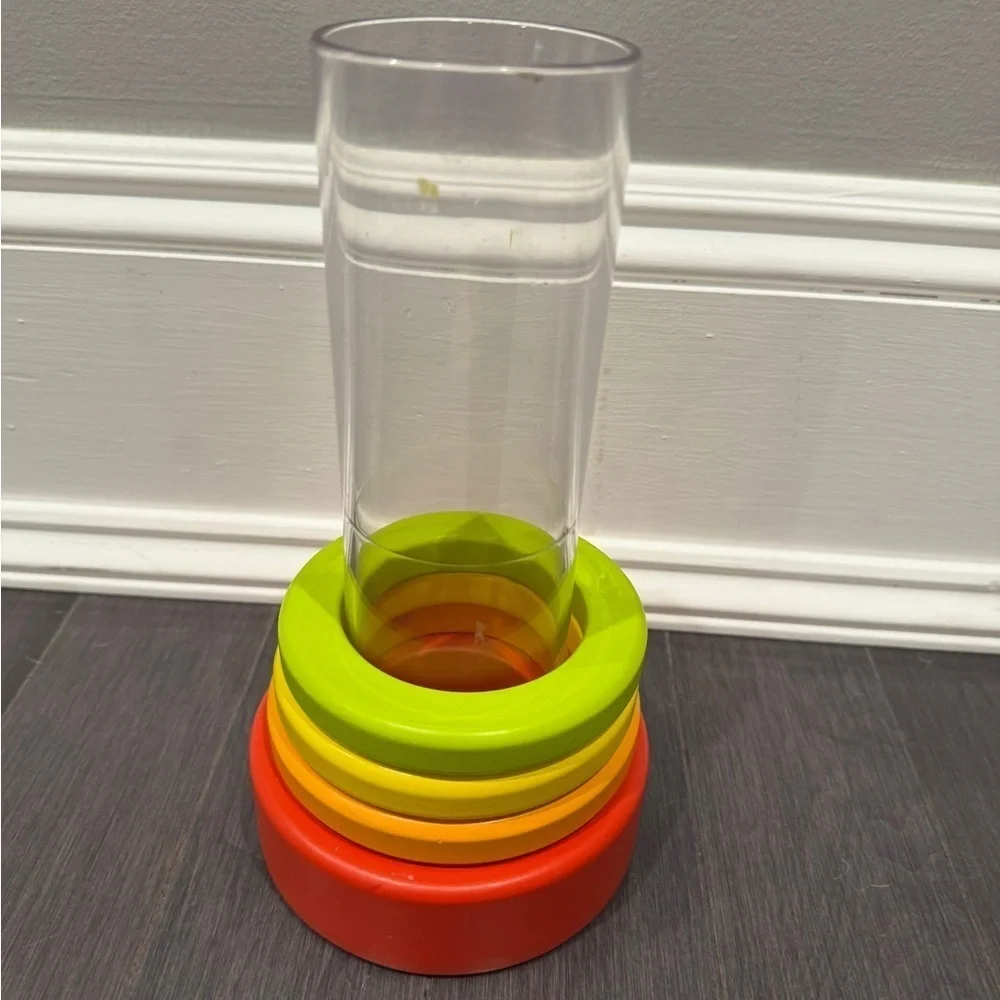 Infant Baby Toddler Colorful Stacking Ring Plastic Set